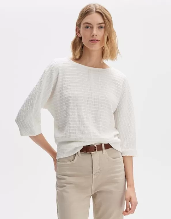 Boxy Shirt Sollika Loose Mit Struktur>OPUS Fashion Hot