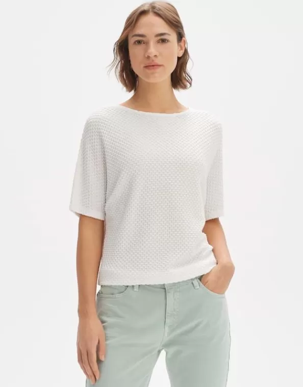 Boxy-Shirt Sedoni Loose Mit Struktur>OPUS Fashion Best Sale