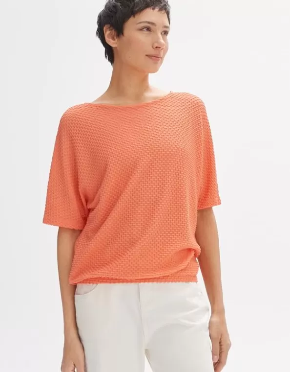 Boxy-Shirt Sedoni Loose Mit Struktur>OPUS Fashion Cheap