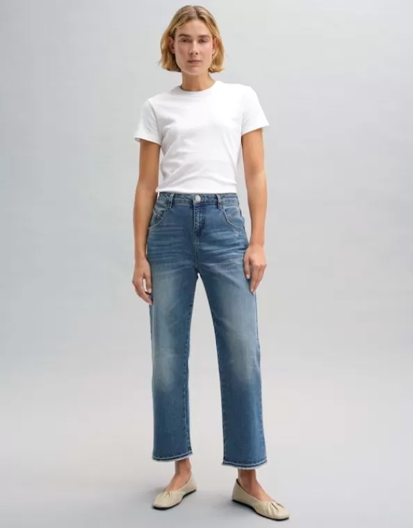 Boyfriend Jeans Lani Twist Mid Rise Aus Bci Cotton Mix>OPUS Fashion Store