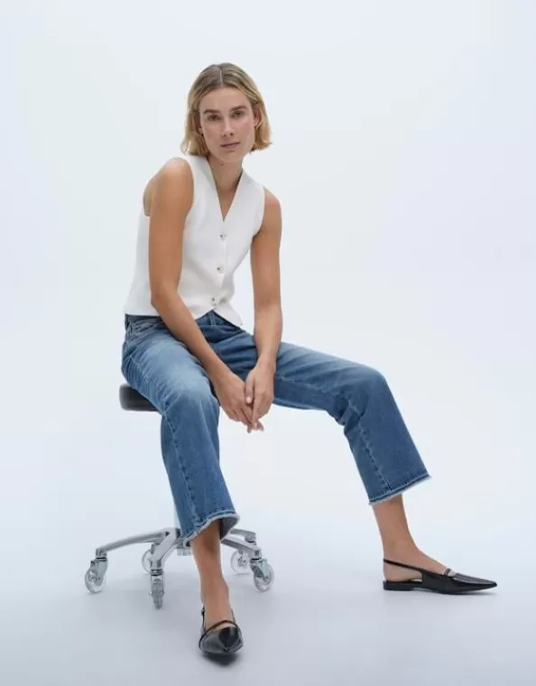 Boyfriend Jeans Lani Twist Mid Rise Aus Bci Cotton Mix>OPUS Fashion Store