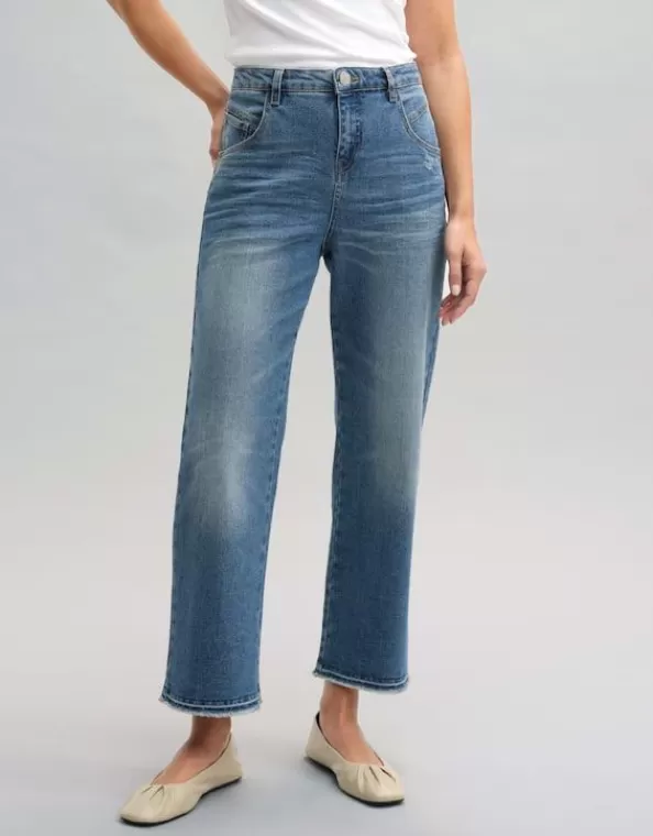Boyfriend Jeans Lani Twist Mid Rise Aus Bci Cotton Mix>OPUS Fashion Store