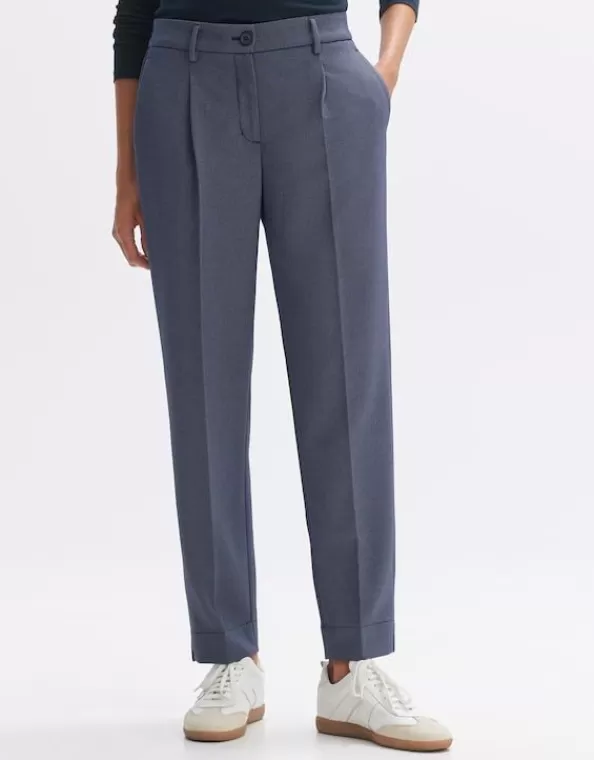 City Pants Myrtel Dark Relaxed Mit Bundfalte>OPUS Fashion Cheap