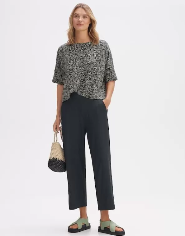 Culotte Meltiko Wide Cropped Mit Struktur>OPUS Fashion Clearance