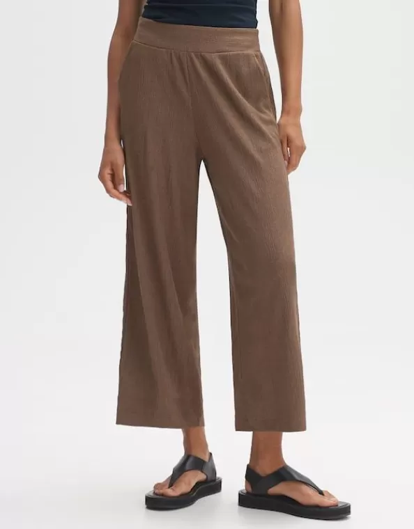 Culotte Meltiko Wide Cropped Mit Struktur>OPUS Fashion Best Sale