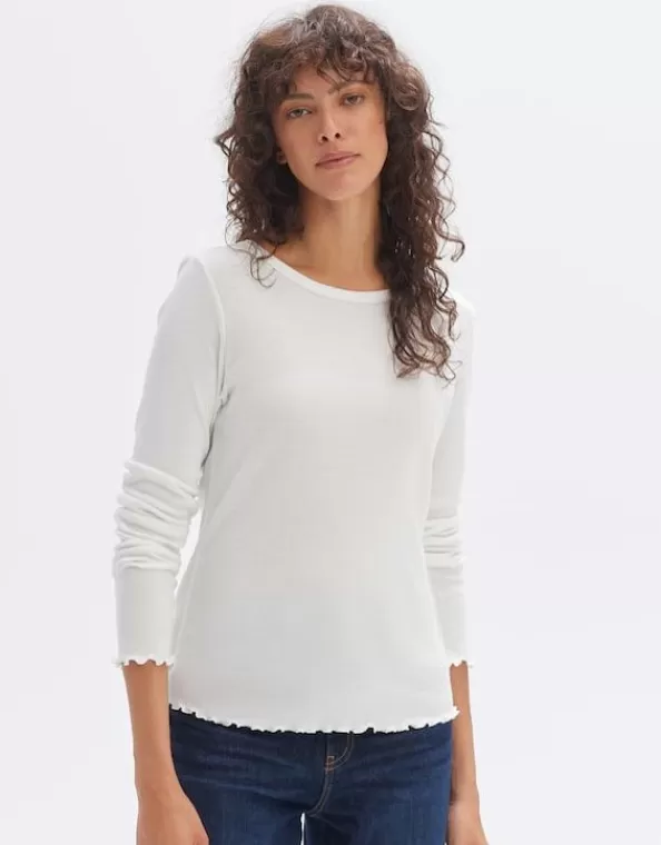 Feines Rippshirt Surbel Slim Aus Bci Cotton Mix>OPUS Fashion Flash Sale