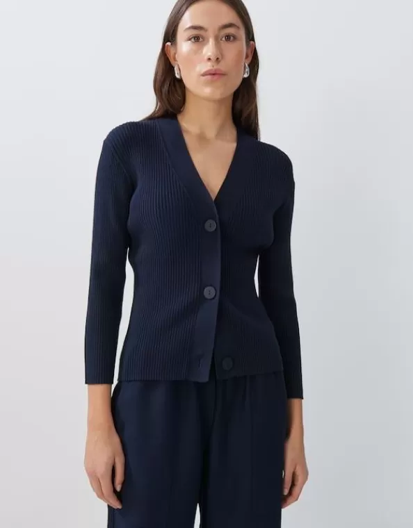 Gerippter Cardigan Temotion Slim Aus Viskose Mix>SOMEDAY Flash Sale