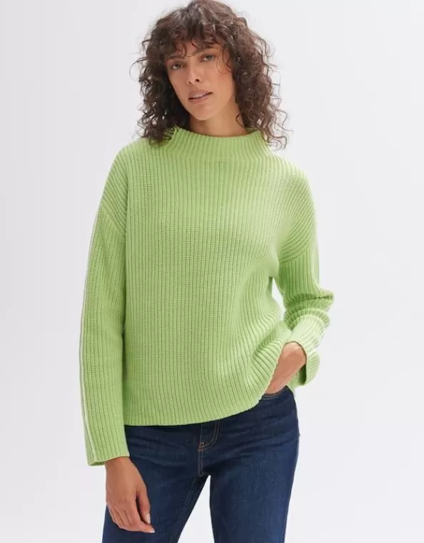 Gerippter Pullover Puntsi Regular Aus Baumwoll Mix>OPUS Fashion Best Sale