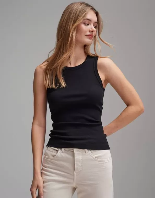 Geripptes Tanktop Ilesso Slim Aus Bci Cotton Mix>OPUS Fashion Discount