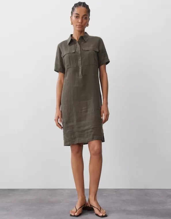 Hemdblusenkleid Quinty Linen Aus Leinen>SOMEDAY Shop