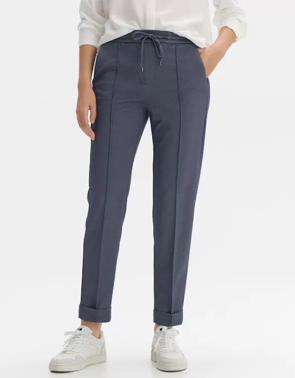 Jogpants Melvy Cuff Dark Relaxed Aus Viskose Mix>OPUS Fashion Store