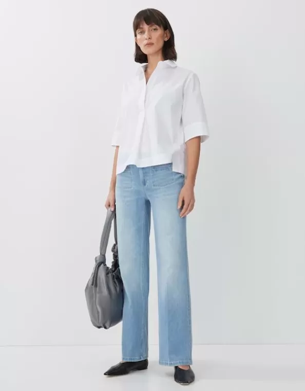 Long Flared Jeans Carie French Aus Stretchigem Bci Cotton Mix>SOMEDAY Hot