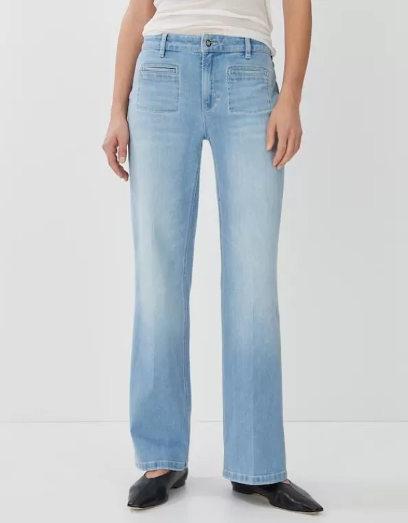 Long Flared Jeans Carie French Aus Stretchigem Bci Cotton Mix>SOMEDAY Hot