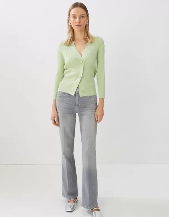 Long Flared Jeans Carie Mid Rise Aus Elastischem Bci Cotton Mix>SOMEDAY Clearance