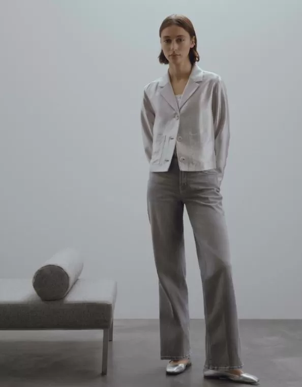 Long Flared Jeans Carie Mid Rise Aus Elastischem Bci Cotton Mix>SOMEDAY Clearance