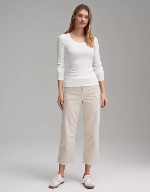 Longsleeve Sorana Slim Aus Bci Cotton Mix>OPUS Fashion Clearance