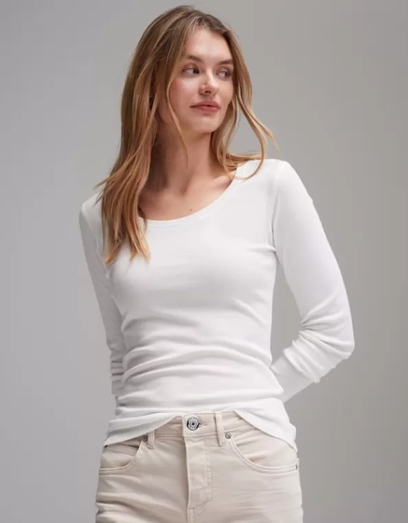 Longsleeve Sorana Slim Aus Bci Cotton Mix>OPUS Fashion Clearance