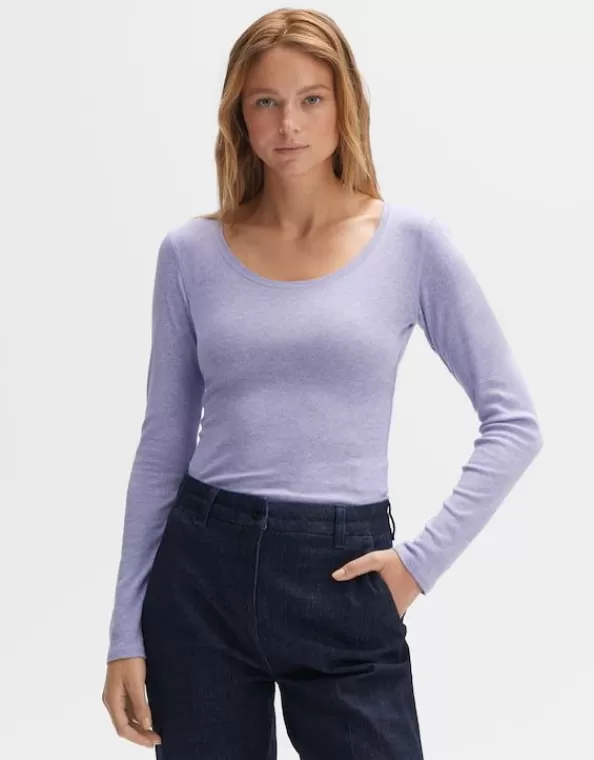 Longsleeve Sorana Slim Aus Bci Cotton Mix>OPUS Fashion Cheap