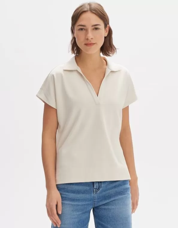 Poloshirt Sulisa Regular Aus Ecovero Viskose Mix>OPUS Fashion Shop