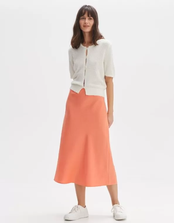 Satinrock Runi A-Linie In Crash Optik>OPUS Fashion Fashion