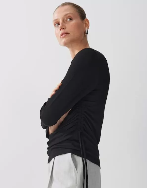 shirt_kajah_slim_mit_raffung_4-1.webp Shirt Kajah Slim Mit Raffung>SOMEDAY Outlet