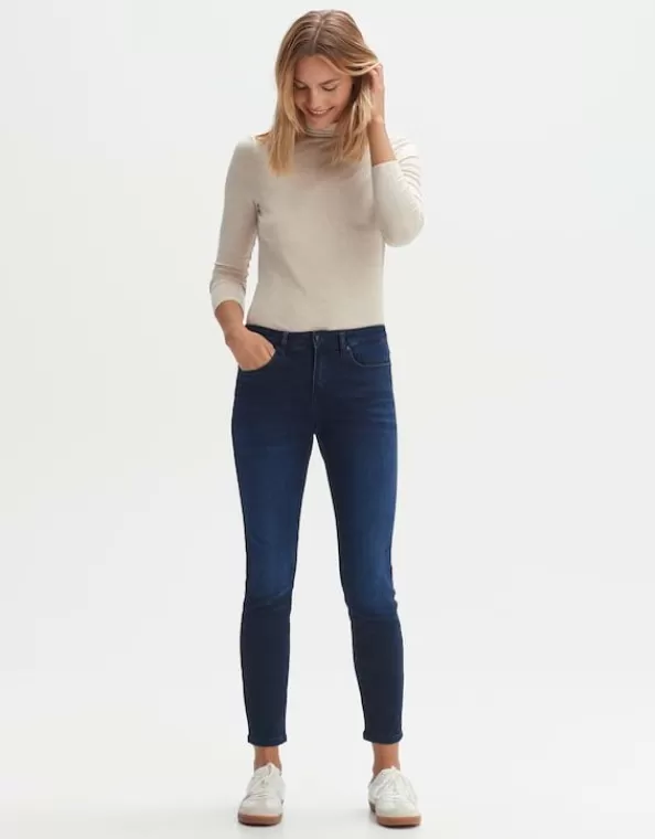 Skinny Jeans Elma Midnight Mid Rise Aus Stretchigem Baumwoll Mix>OPUS Fashion Store