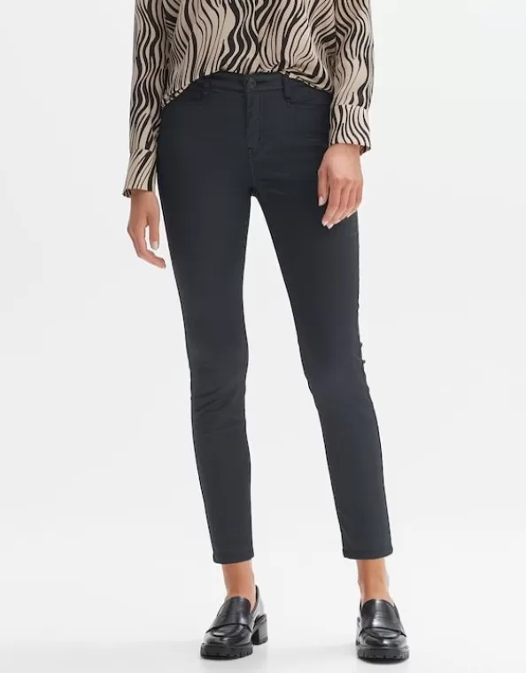 Slim Jeans Emily Race Mid Rise Mit Coating>OPUS Fashion Online