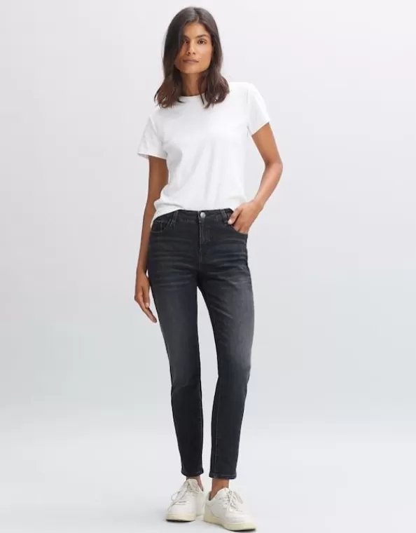Slim Jeans Evita Dark Mid Rise Aus Stretchigem Bci Cotton Mix>OPUS Fashion Shop