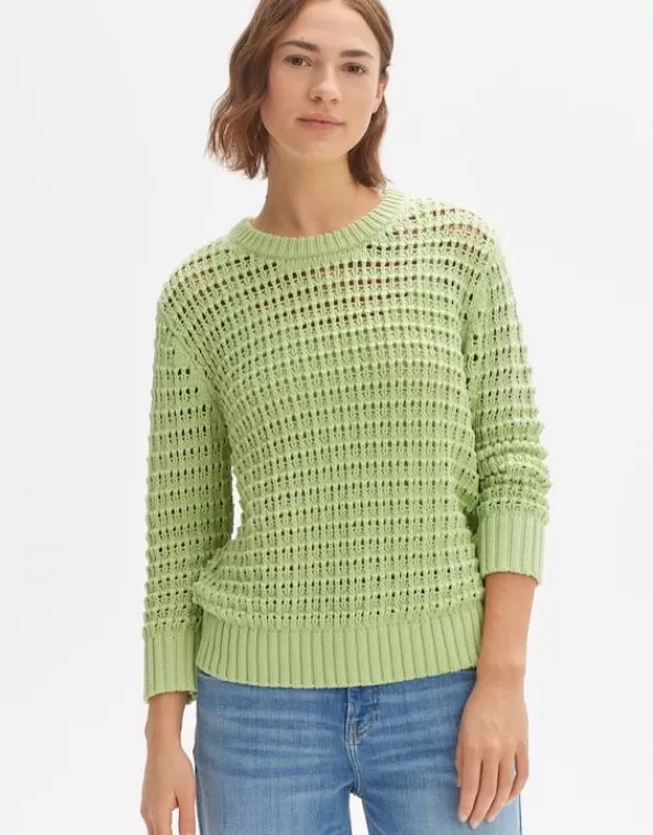 Strickpullover Pelisa Regular In Hkel Optik>OPUS Fashion Cheap