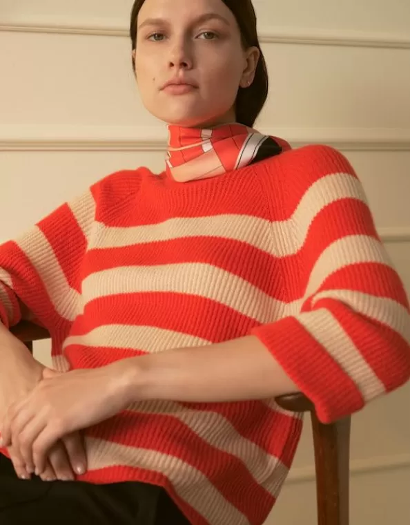 Strickpullover Tijou Stripe Mit Cashmere>SOMEDAY Shop