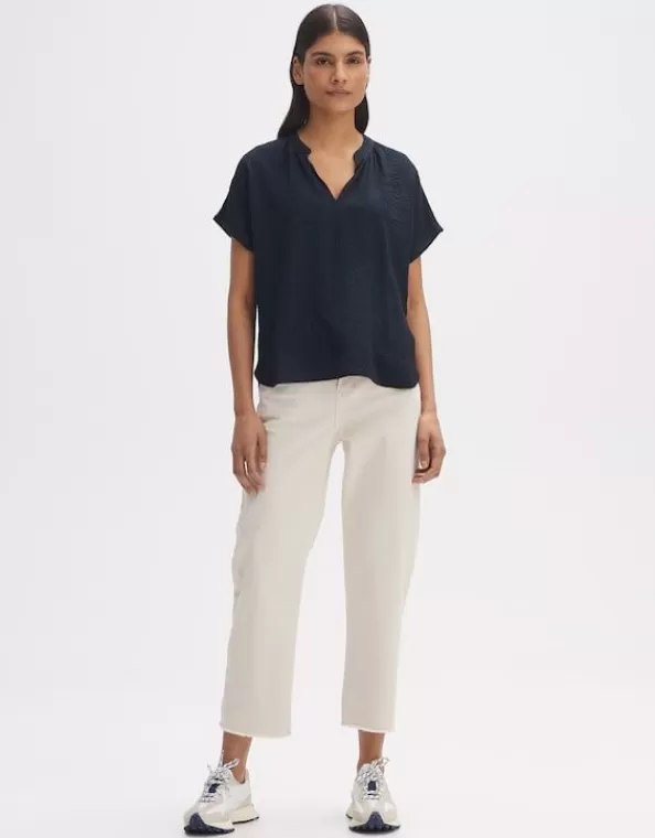 Strukturierte Shirtbluse Fasura Aus Ecovero Viskose Mix>OPUS Fashion Flash Sale