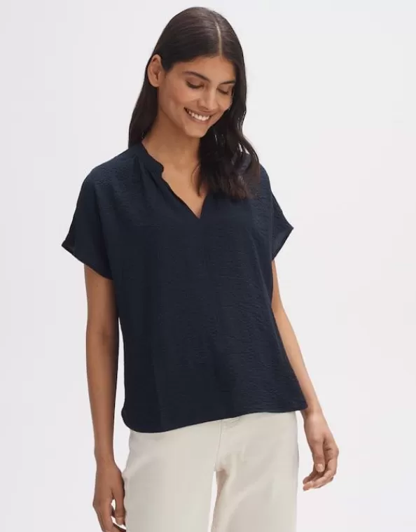 Strukturierte Shirtbluse Fasura Aus Ecovero Viskose Mix>OPUS Fashion Flash Sale