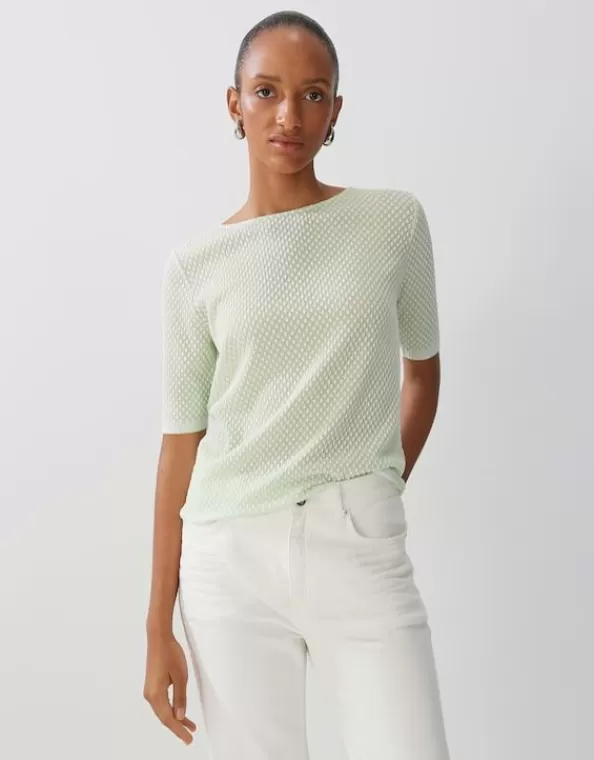 Strukturiertes Shirt Kemaja Regular Aus Tencel Mix>SOMEDAY Store