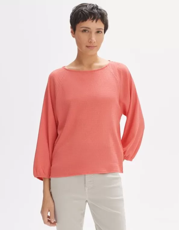 Strukturiertes Shirt Sutili Regular Aus Jersey>OPUS Fashion Shop