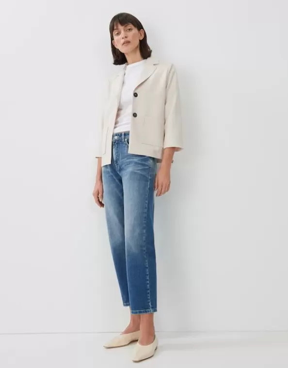 Verkcrzte Relaxed Jeans Corah Mid Rise Aus Bci Cotton Mix>SOMEDAY Online