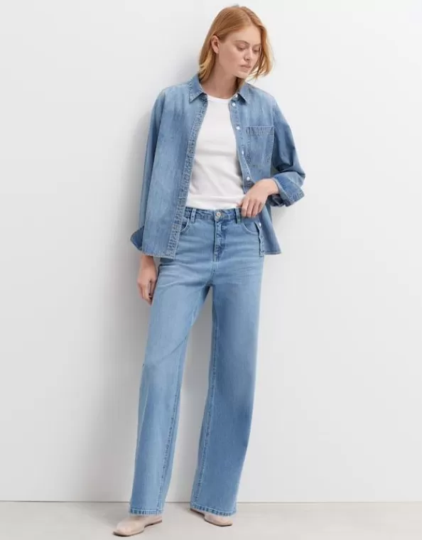 Wide Leg Jeans Marli High Rise Aus Stretchigem Bci Cotton Mix>OPUS Fashion Fashion