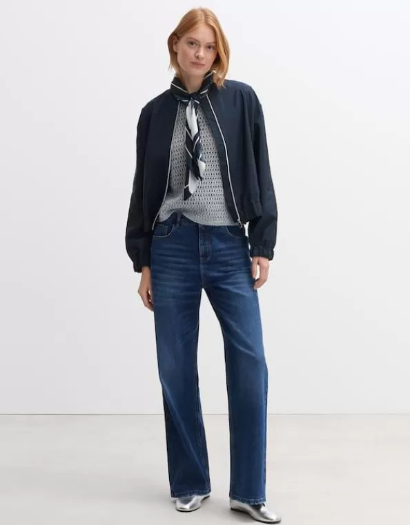 Wide Leg Jeans Marli High Rise Aus Stretchigem Bci Cotton Mix>OPUS Fashion Best Sale